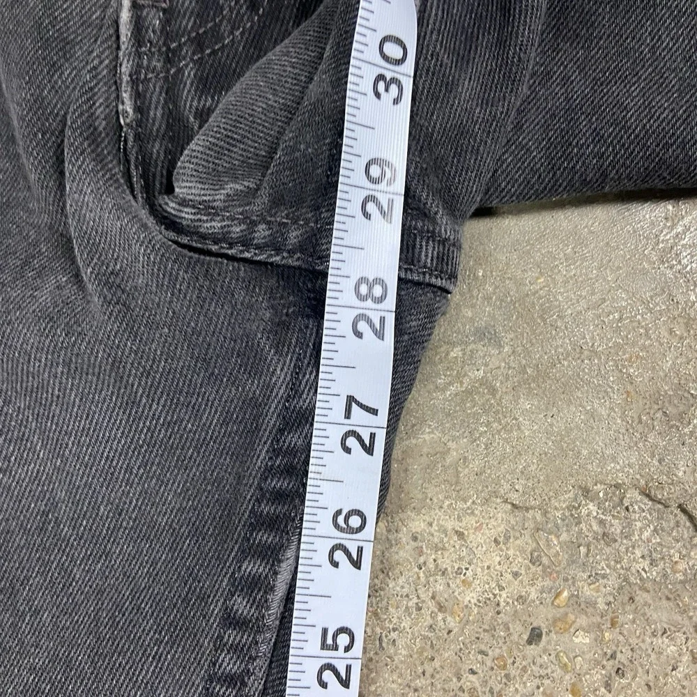 Vintage Levi's 505 Jeans Size 36x32 Black‎ Denim Classic Straight Leg Fit
